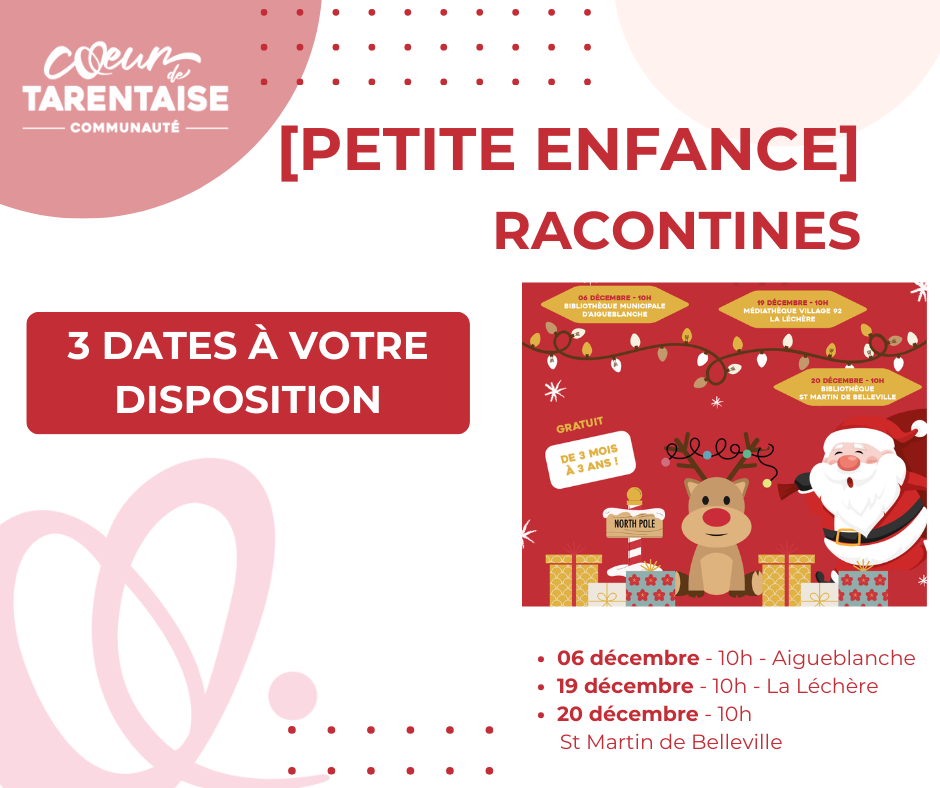 [CULTURE]                              LES RACONTINES SONT DE RETOUR